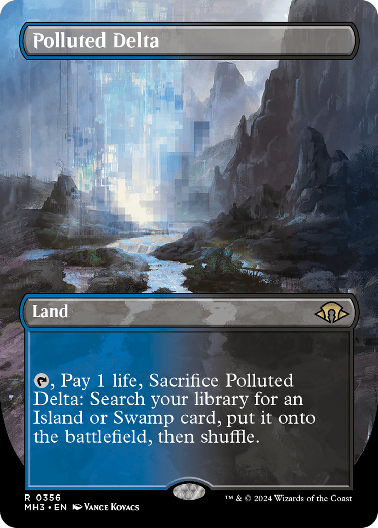 Polluted Delta (Borderless) [Modern Horizons 3] | Eastridge Sports Cards & Games