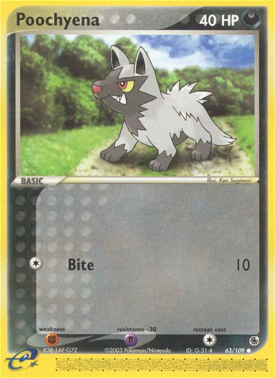 Poochyena (63/109) [EX: Ruby & Sapphire] | Eastridge Sports Cards & Games