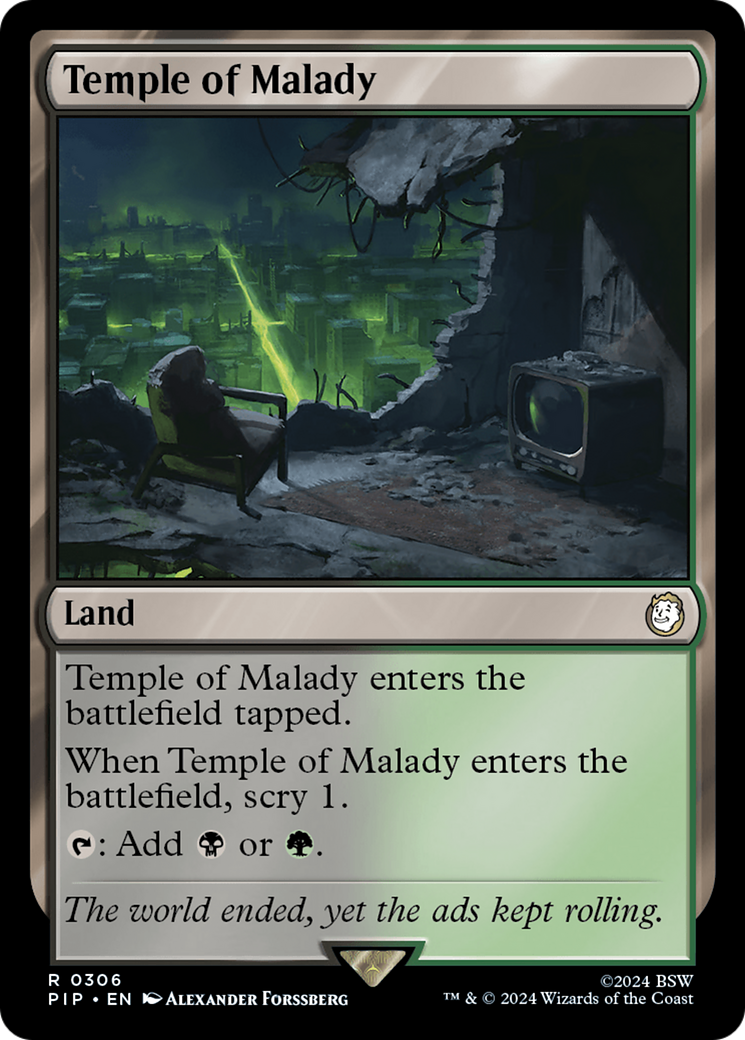 Temple of Malady [Fallout] | Eastridge Sports Cards & Games