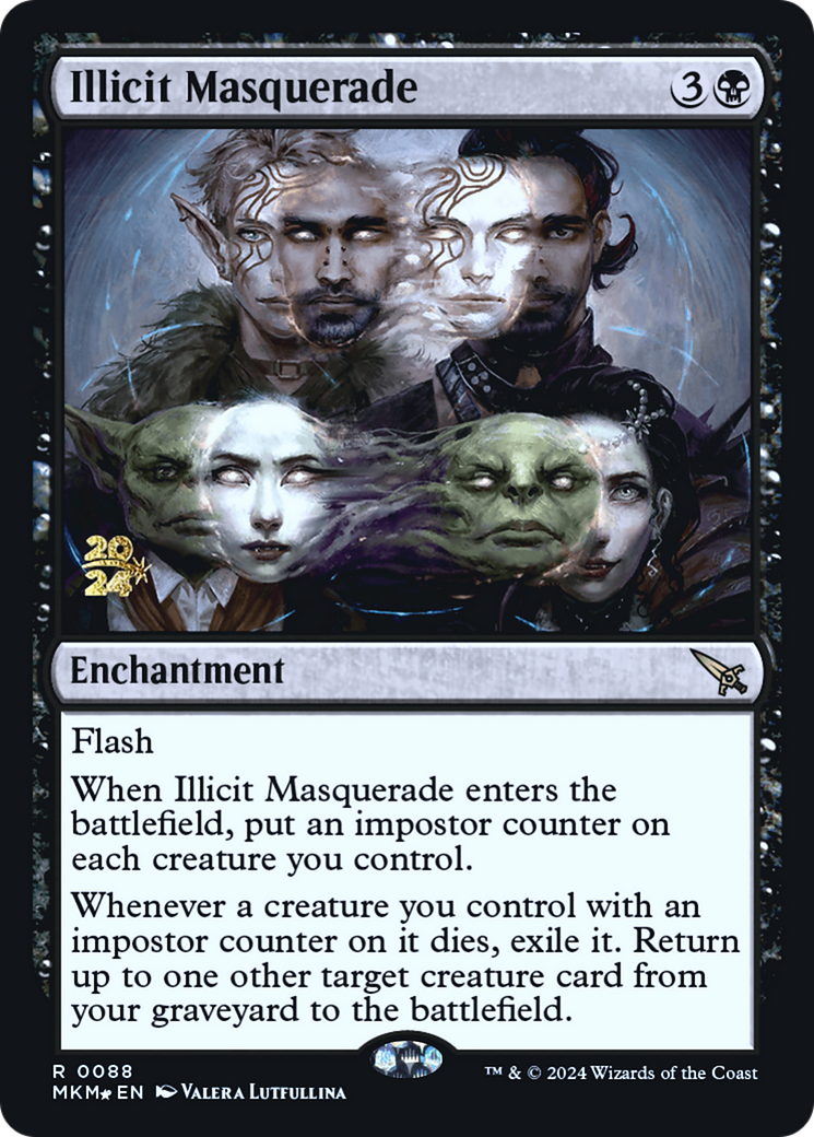 Illicit Masquerade [Murders at Karlov Manor Prerelease Promos] | Eastridge Sports Cards & Games