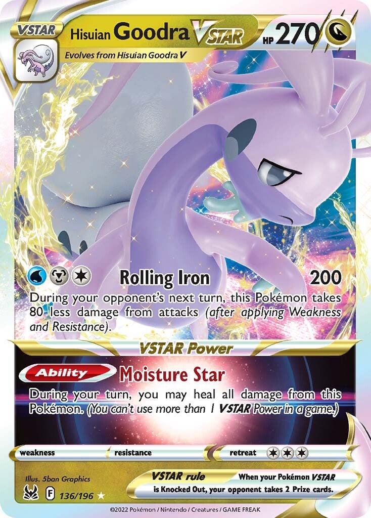 Hisuian Goodra VSTAR (136/196) [Sword & Shield: Lost Origin] | Eastridge Sports Cards & Games