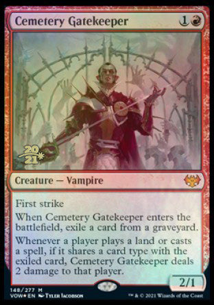 Cemetery Gatekeeper [Innistrad: Crimson Vow Prerelease Promos] | Eastridge Sports Cards & Games