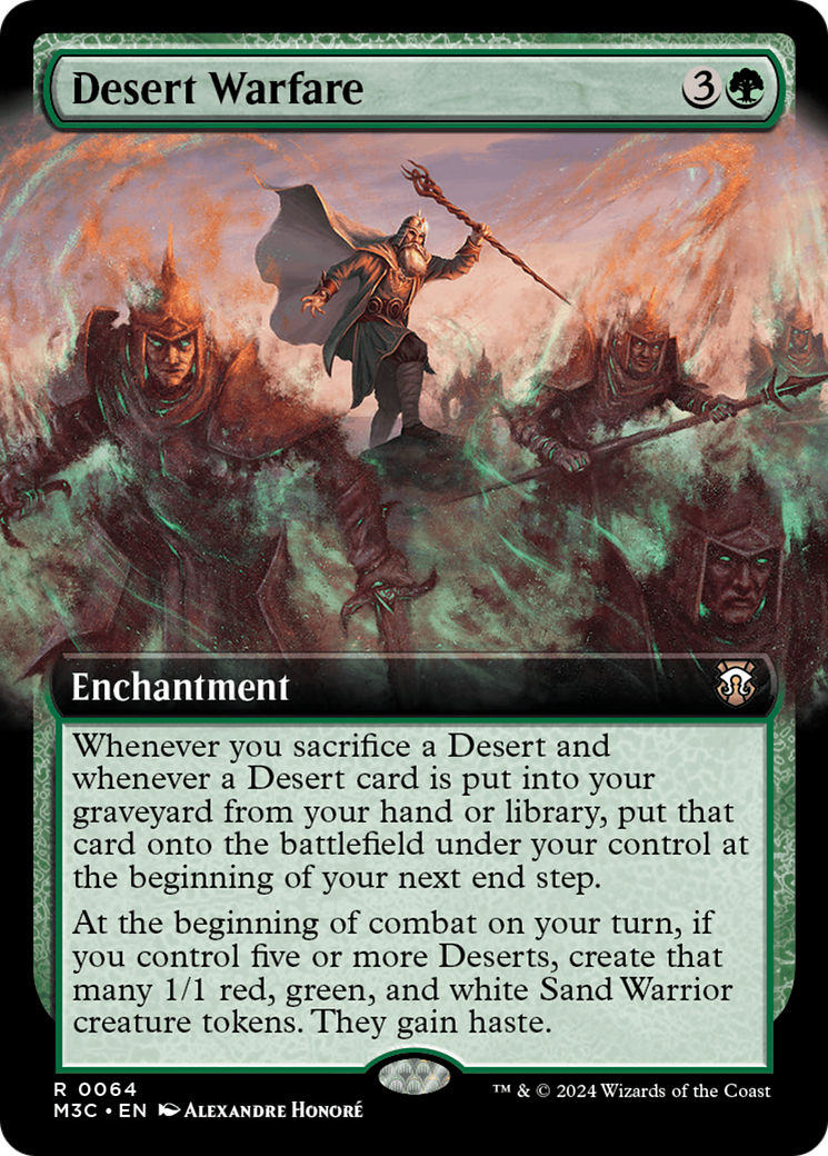 Desert Warfare (Extended Art) [Modern Horizons 3 Commander] | Eastridge Sports Cards & Games