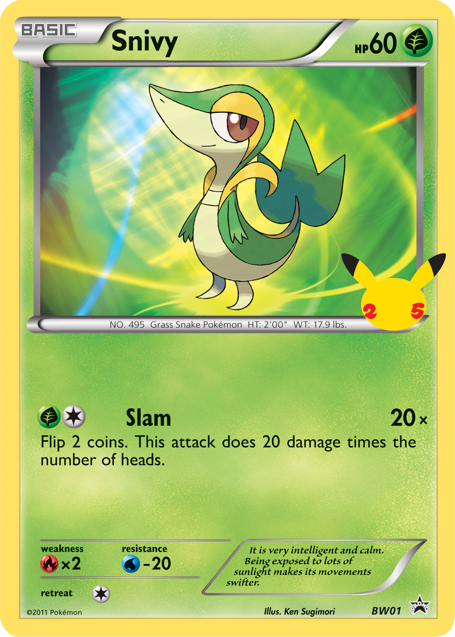 Snivy (BW01) (Jumbo Card) [First Partner Pack] | Eastridge Sports Cards & Games