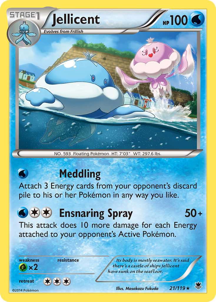 Jellicent (21/119) [XY: Phantom Forces] | Eastridge Sports Cards & Games