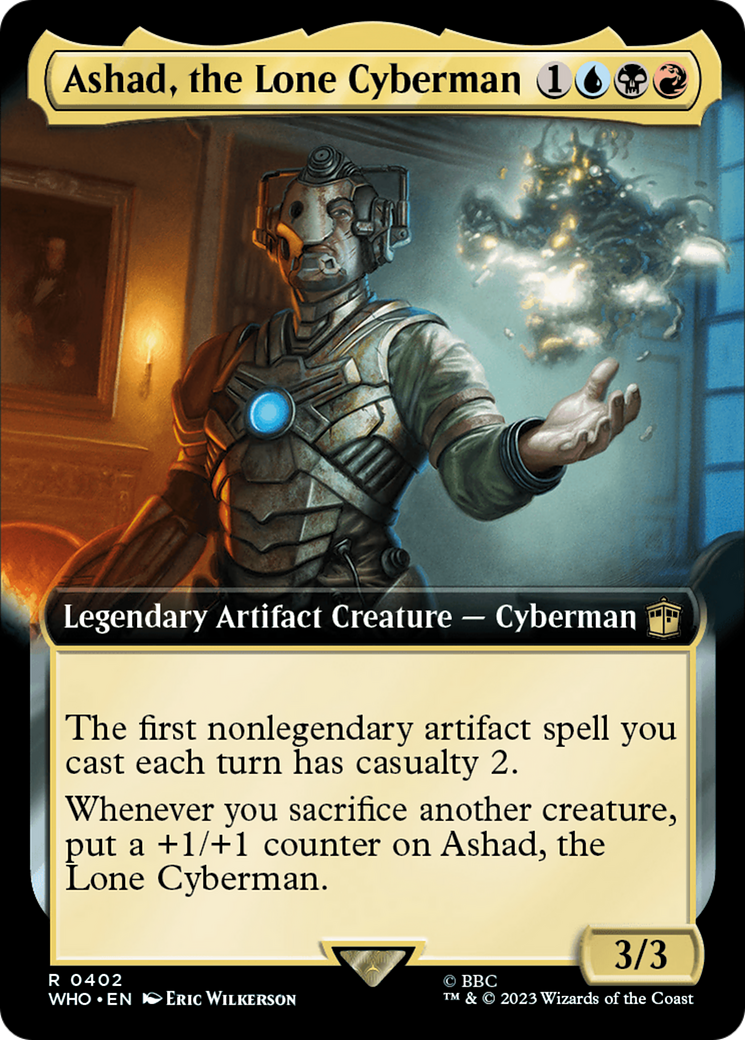 Ashad, the Lone Cyberman (Extended Art) [Doctor Who] | Eastridge Sports Cards & Games