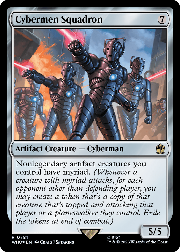 Cybermen Squadron (Surge Foil) [Doctor Who] | Eastridge Sports Cards & Games