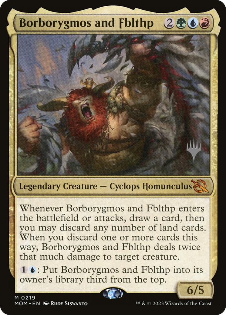 Borborygmos and Fblthp (Promo Pack) [March of the Machine Promos] | Eastridge Sports Cards & Games