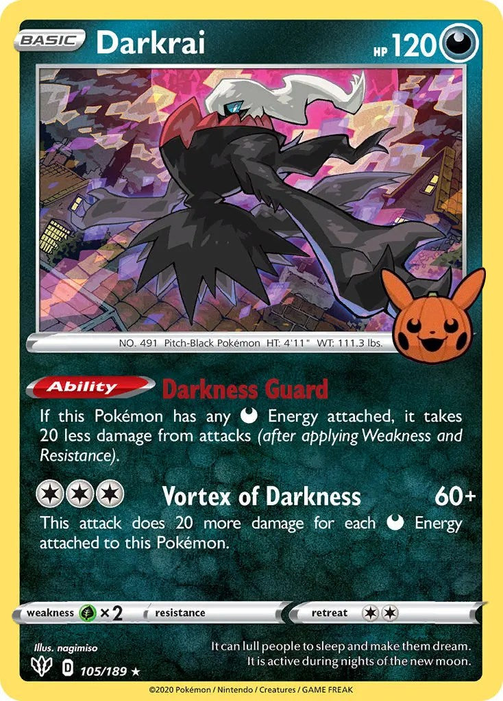 Darkrai (105/189) [Trick or Trade] | Eastridge Sports Cards & Games