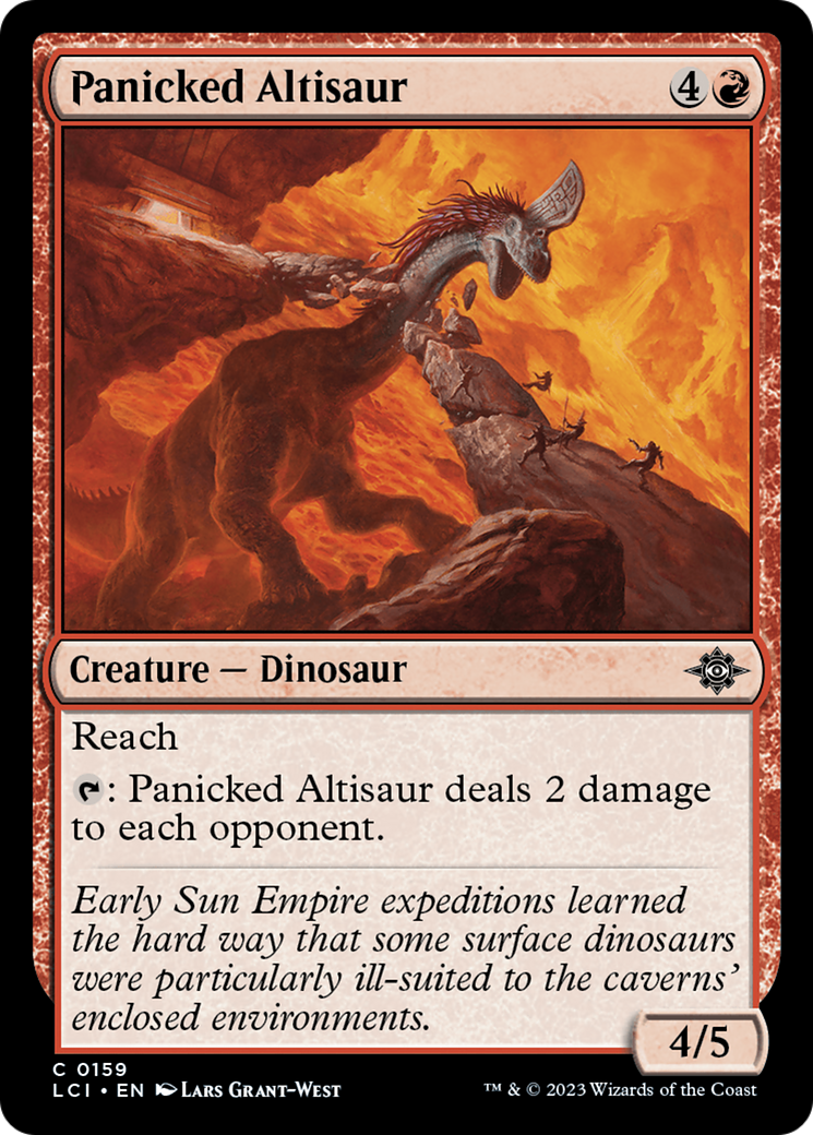 Panicked Altisaur [The Lost Caverns of Ixalan] | Eastridge Sports Cards & Games