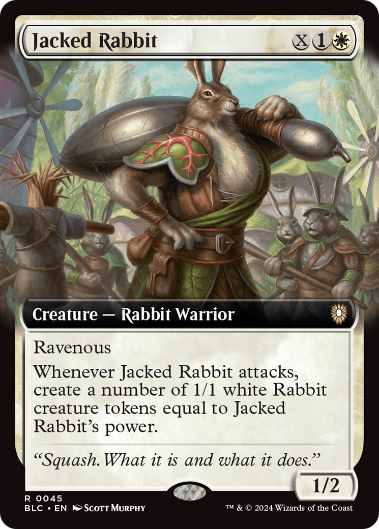 Jacked Rabbit (Extended Art) [Bloomburrow Commander] | Eastridge Sports Cards & Games