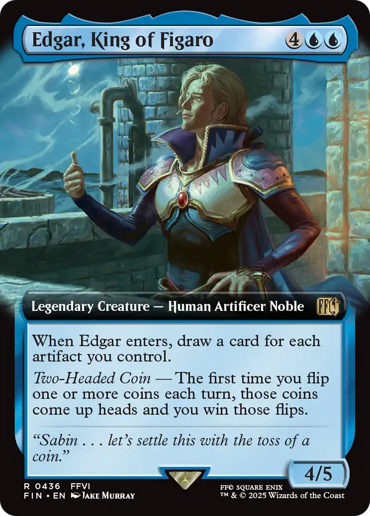 Edgar, King of Figaro (Extended Art) [FINAL FANTASY] | Eastridge Sports Cards & Games