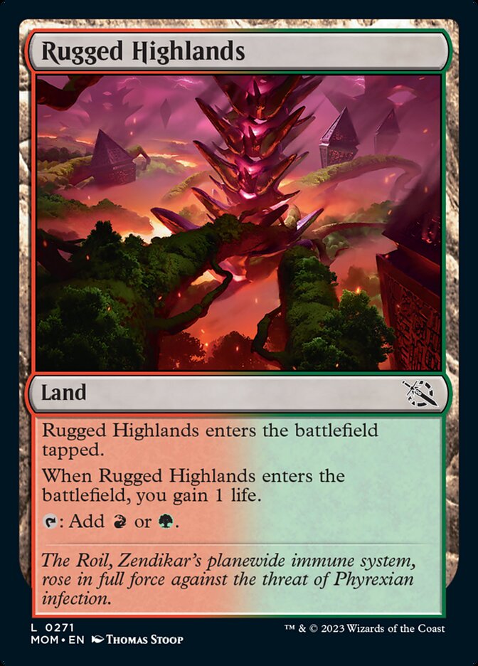 Rugged Highlands [March of the Machine] | Eastridge Sports Cards & Games