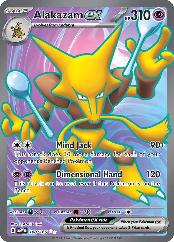 Alakazam ex (188/165) [Scarlet & Violet: 151] | Eastridge Sports Cards & Games