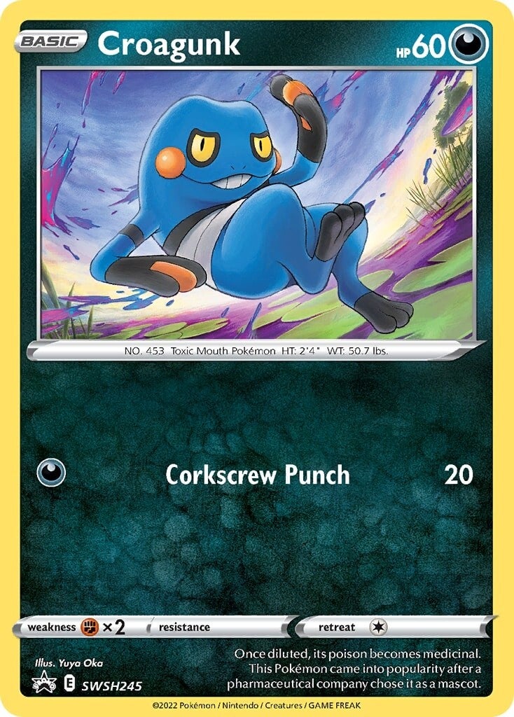 Croagunk (SWSH245) [Sword & Shield: Black Star Promos] | Eastridge Sports Cards & Games