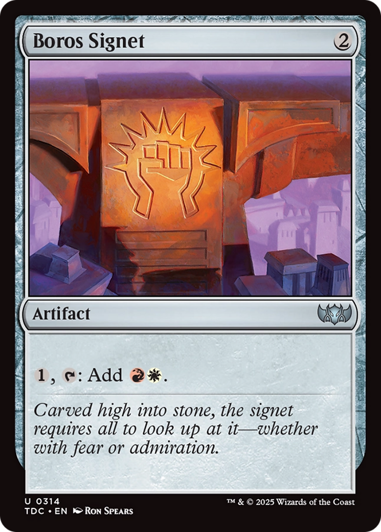Boros Signet [Tarkir: Dragonstorm Commander] | Eastridge Sports Cards & Games