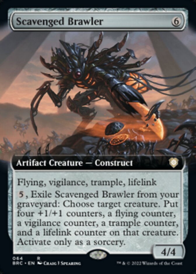 Scavenged Brawler (Extended Art) [The Brothers' War Commander] | Eastridge Sports Cards & Games