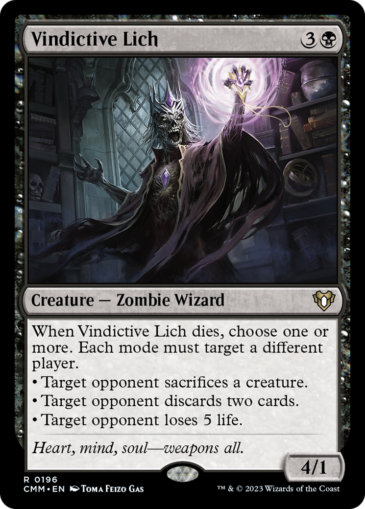 Vindictive Lich [Commander Masters] | Eastridge Sports Cards & Games