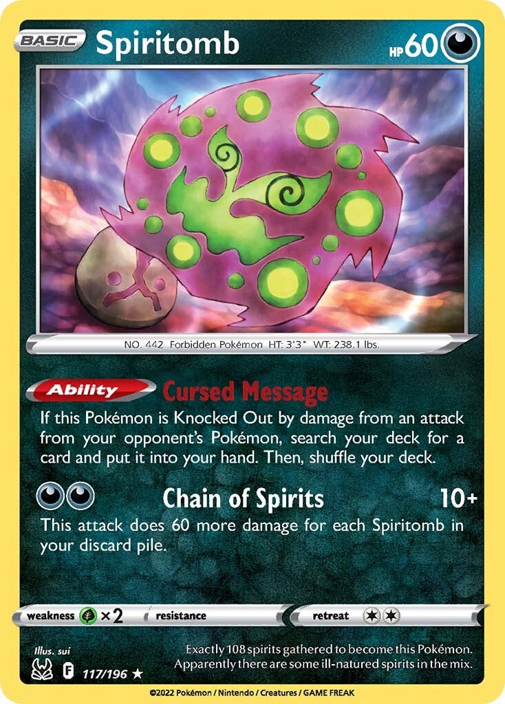 Spiritomb (117/196) [Sword & Shield: Lost Origin] | Eastridge Sports Cards & Games