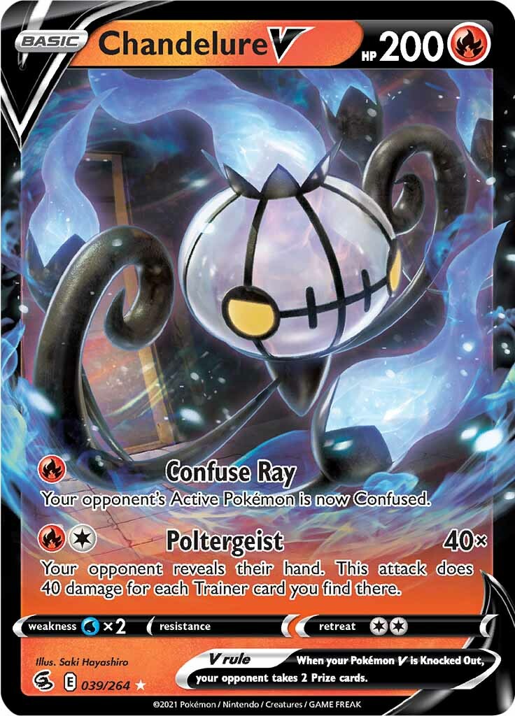 Chandelure V (039/264) [Sword & Shield: Fusion Strike] | Eastridge Sports Cards & Games