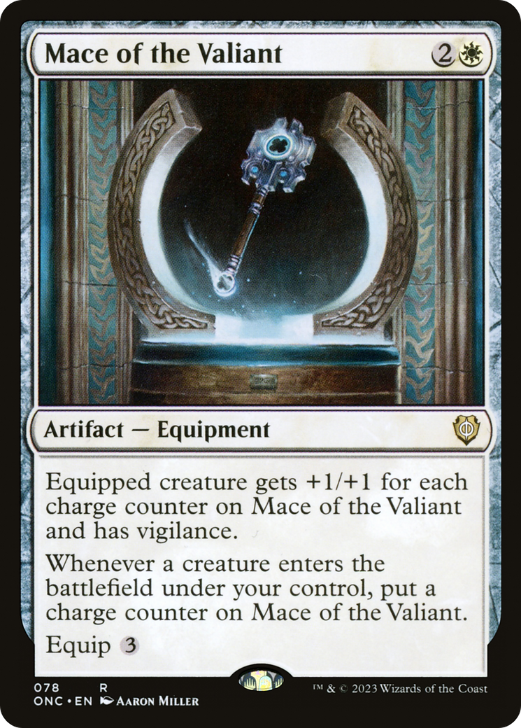 Mace of the Valiant [Phyrexia: All Will Be One Commander] | Eastridge Sports Cards & Games