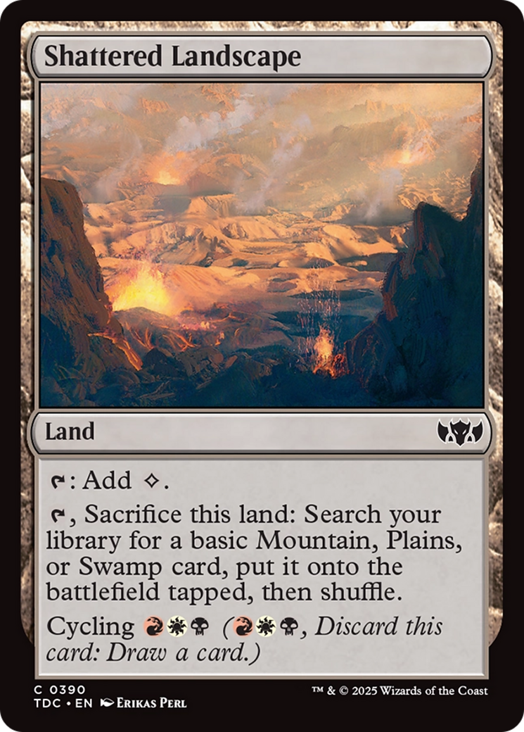 Shattered Landscape [Tarkir: Dragonstorm Commander] | Eastridge Sports Cards & Games