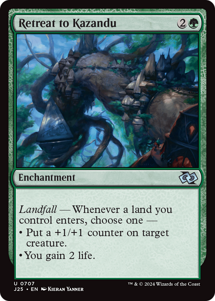 Retreat to Kazandu [Foundations Jumpstart] | Eastridge Sports Cards & Games