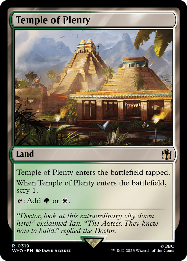 Temple of Plenty [Doctor Who] | Eastridge Sports Cards & Games