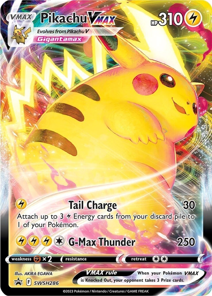 Pikachu VMAX (SWSH286) (Jumbo Card) [Sword & Shield: Black Star Promos] | Eastridge Sports Cards & Games