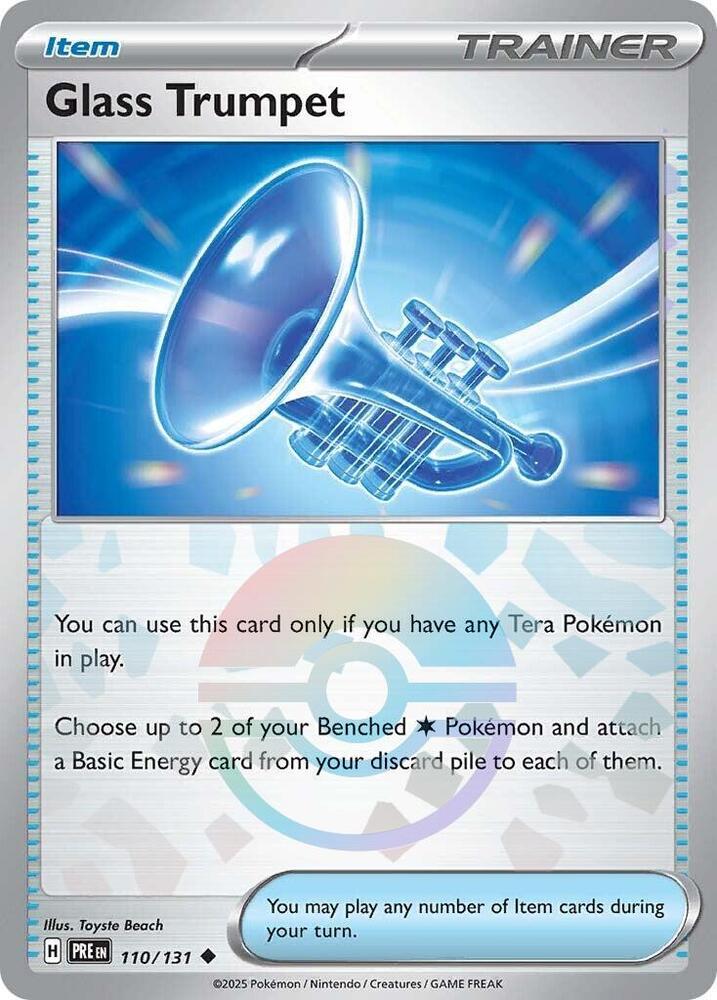 Glass Trumpet (110/131) (Poke Ball Pattern) [Scarlet & Violet: Prismatic Evolutions] | Eastridge Sports Cards & Games