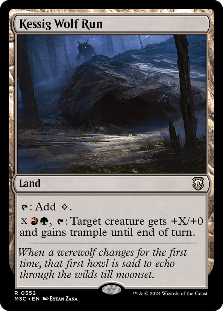 Kessig Wolf Run (Ripple Foil) [Modern Horizons 3 Commander] | Eastridge Sports Cards & Games