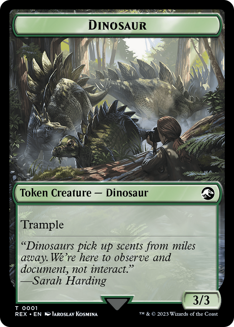 Map // Dinosaur (0001) Double-Sided Token [The Lost Caverns of Ixalan Tokens] | Eastridge Sports Cards & Games