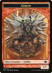 Goblin (010) // Wrenn and Six Emblem Double-Sided Token [Modern Horizons Tokens] | Eastridge Sports Cards & Games