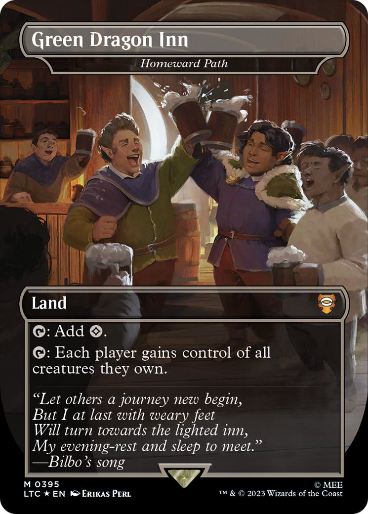 Green Dragon Inn - Homeward Path (Surge Foil Realms and Relics) [The Lord of the Rings: Tales of Middle-Earth Commander] | Eastridge Sports Cards & Games