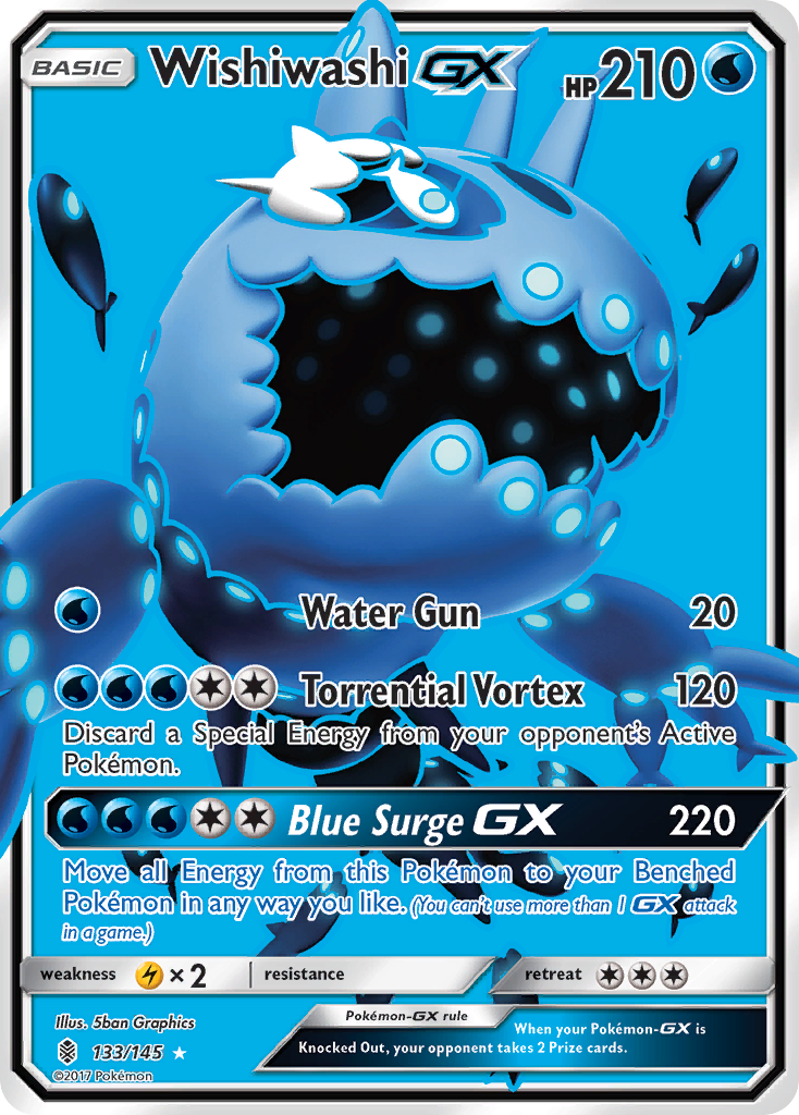 Wishiwashi GX (133/145) [Sun & Moon: Guardians Rising] | Eastridge Sports Cards & Games