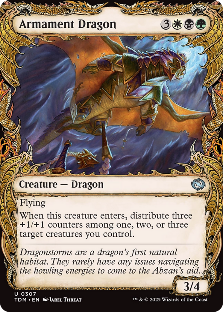 Armament Dragon (Showcase) [Tarkir: Dragonstorm] | Eastridge Sports Cards & Games