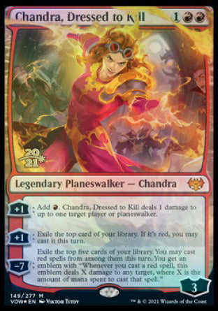 Chandra, Dressed to Kill [Innistrad: Crimson Vow Prerelease Promos] | Eastridge Sports Cards & Games