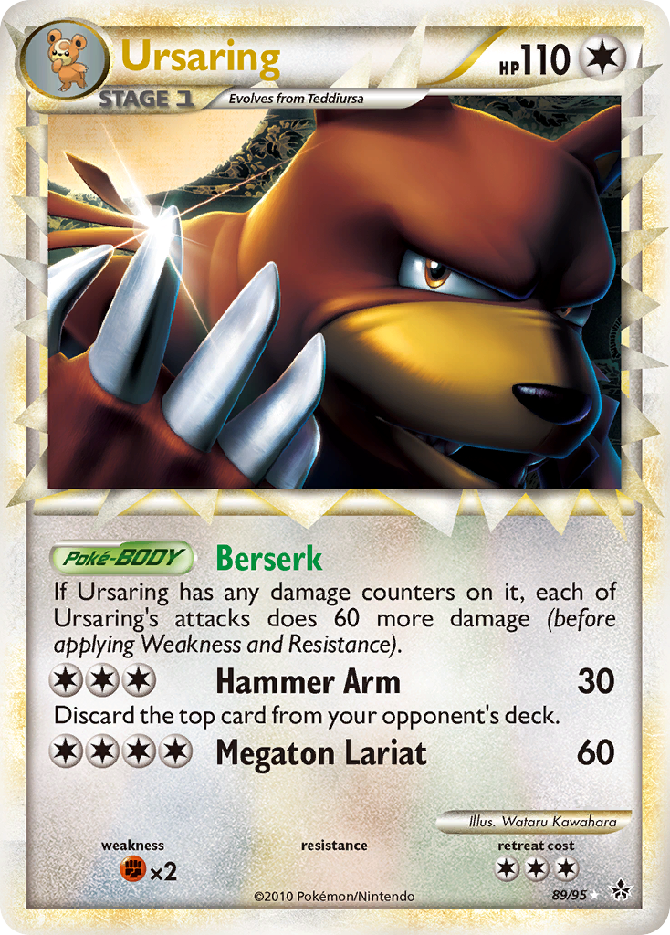 Ursaring (89/95) [HeartGold & SoulSilver: Unleashed] | Eastridge Sports Cards & Games