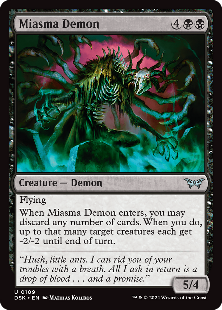 Miasma Demon [Duskmourn: House of Horror] | Eastridge Sports Cards & Games