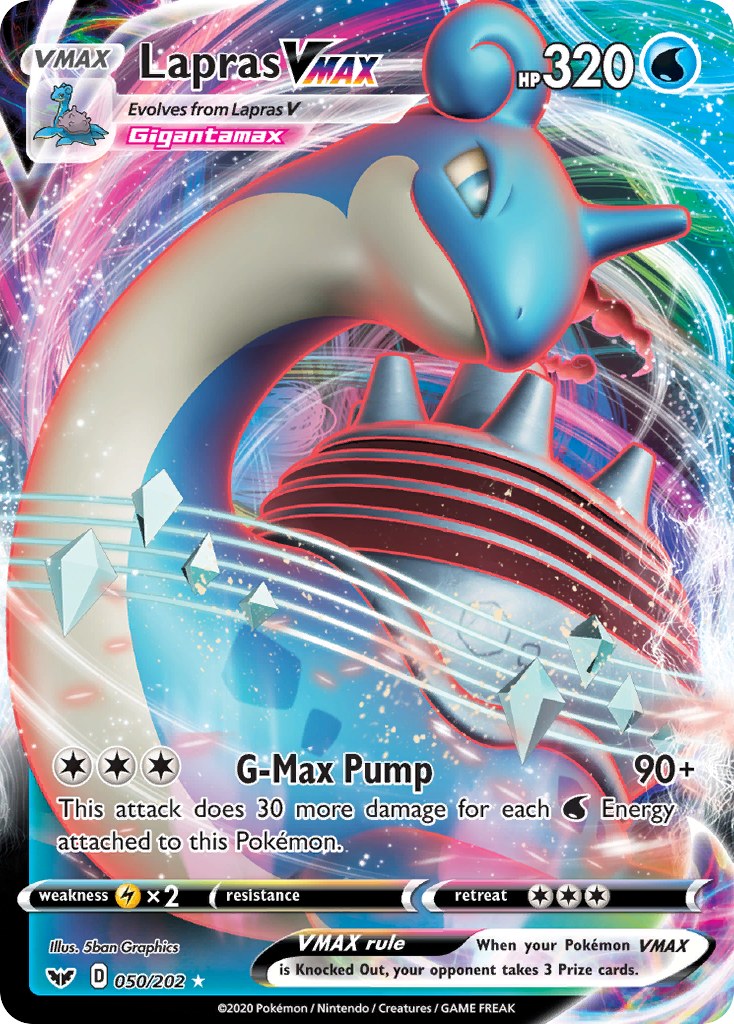 Lapras VMAX (050/202) [Sword & Shield: Base Set] | Eastridge Sports Cards & Games