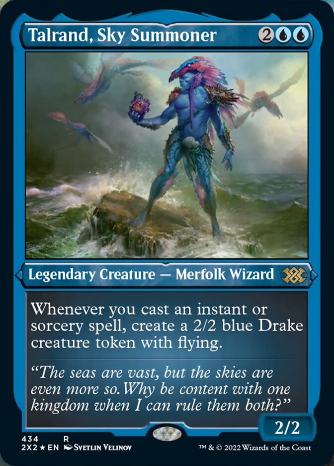 Talrand, Sky Summoner (Foil Etched) [Double Masters 2022] | Eastridge Sports Cards & Games
