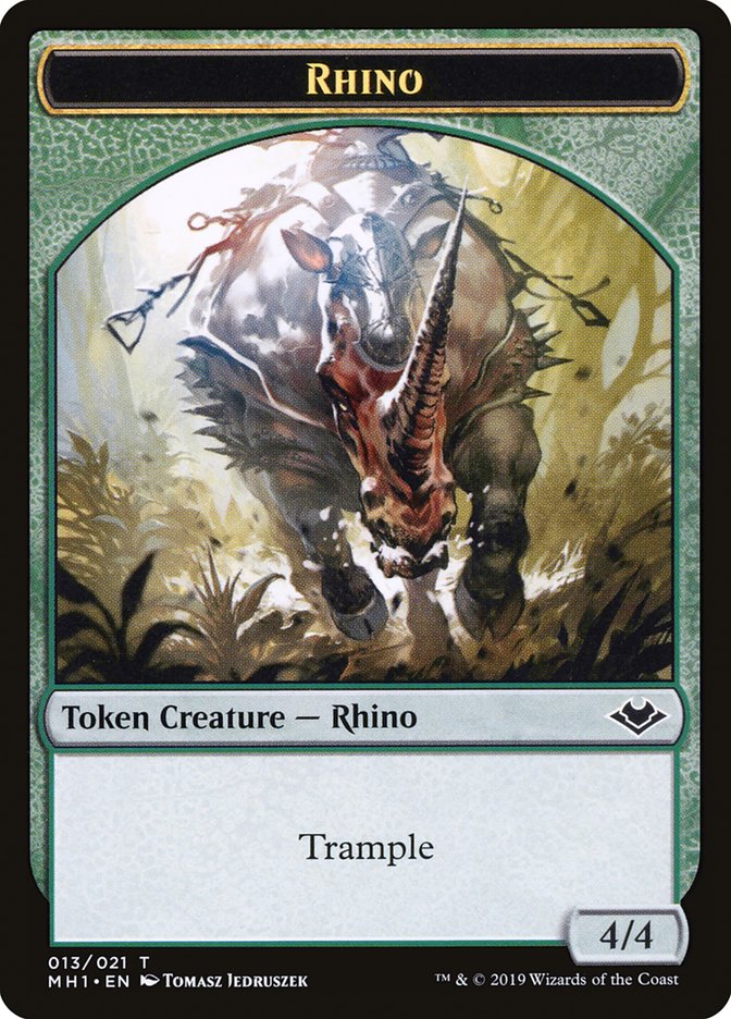 Rhino Token [Modern Horizons Tokens] | Eastridge Sports Cards & Games