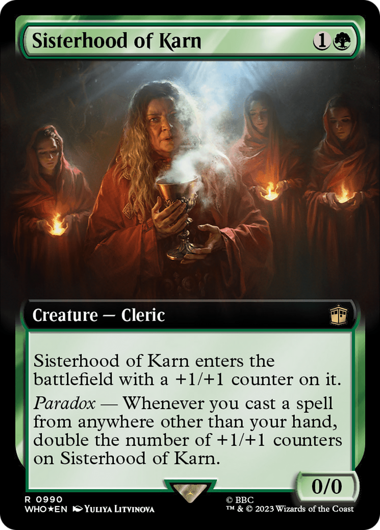 Sisterhood of Karn (Extended Art) (Surge Foil) [Doctor Who] | Eastridge Sports Cards & Games