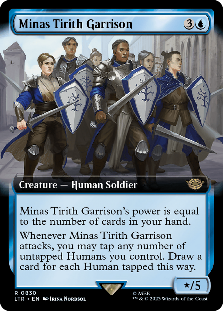 Minas Tirith Garrison (Extended Art) [The Lord of the Rings: Tales of Middle-Earth] | Eastridge Sports Cards & Games