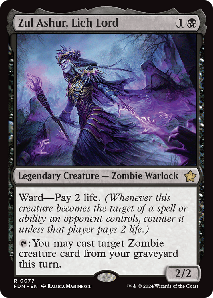 Zul Ashur, Lich Lord [Foundations] | Eastridge Sports Cards & Games