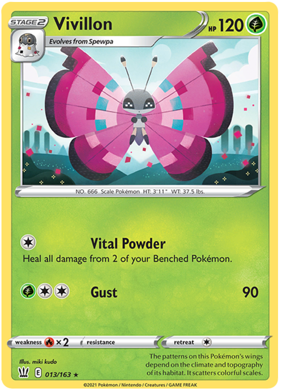 Vivillon (013/163) [Sword & Shield: Battle Styles] | Eastridge Sports Cards & Games