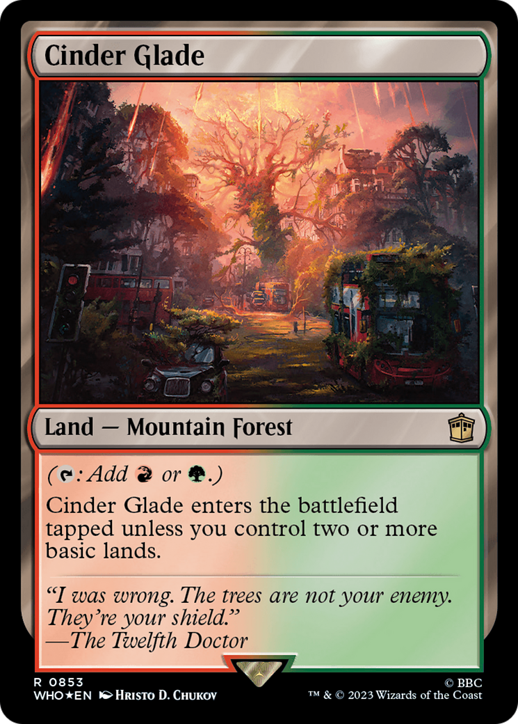 Cinder Glade (Surge Foil) [Doctor Who] | Eastridge Sports Cards & Games