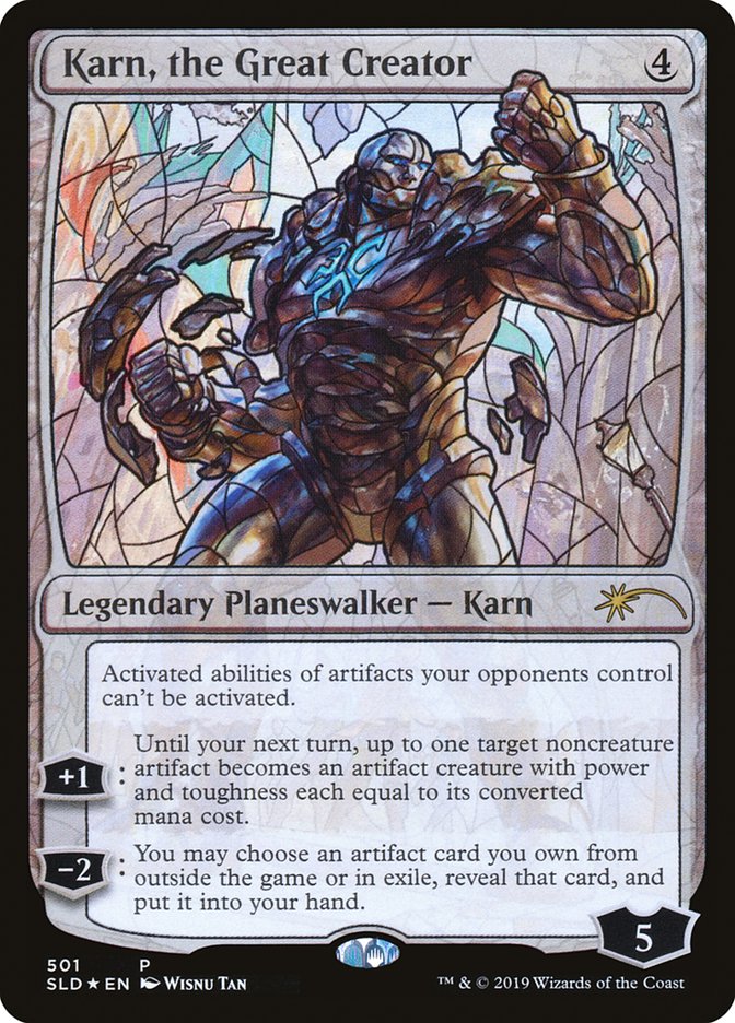 Karn, the Great Creator (Stained Glass) [Secret Lair Drop Promos] | Eastridge Sports Cards & Games