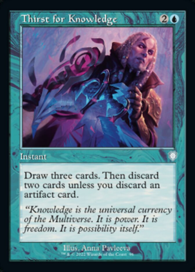 Thirst for Knowledge (Retro) [The Brothers' War Commander] | Eastridge Sports Cards & Games