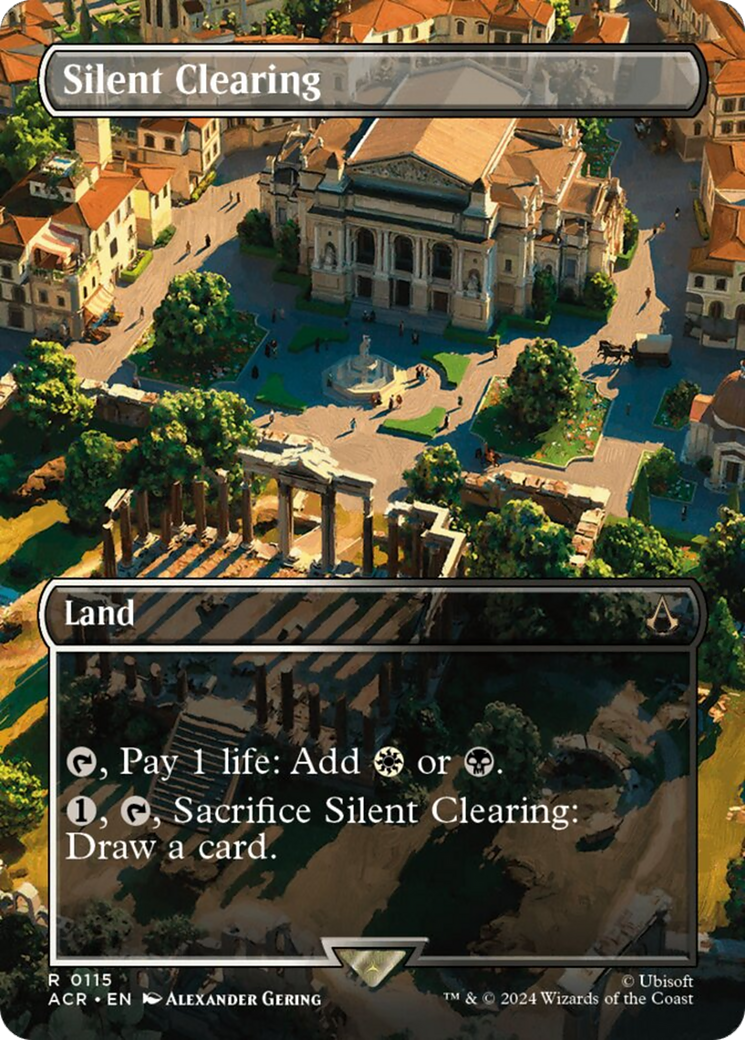 Silent Clearing (Borderless) [Assassin's Creed] | Eastridge Sports Cards & Games